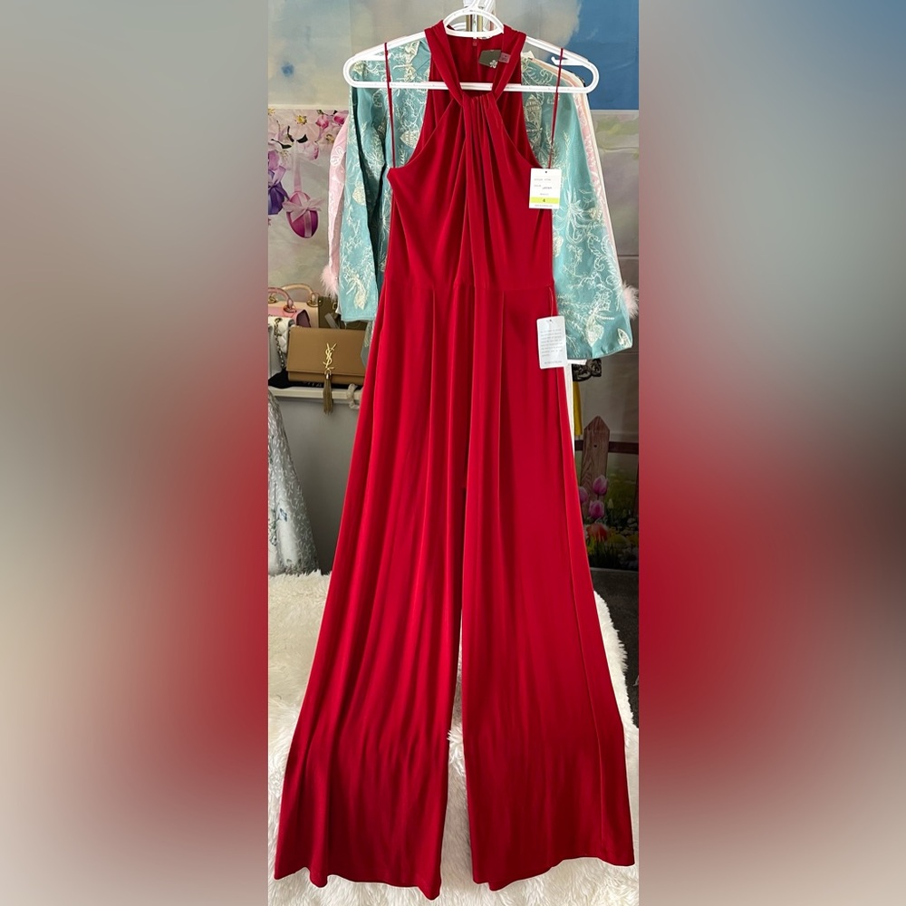 New Taylor Dresses women’s jumpsuit s 4 red 
gift 🎁 for mom 👩 soft beautiful